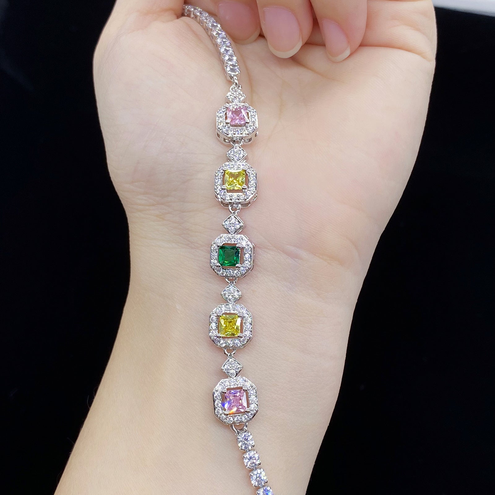 Wholesale Color Full Diamond Crystal Bracelet